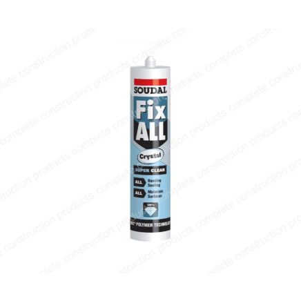 Soudal Fix all Crystal - 12 x 290ml CTN